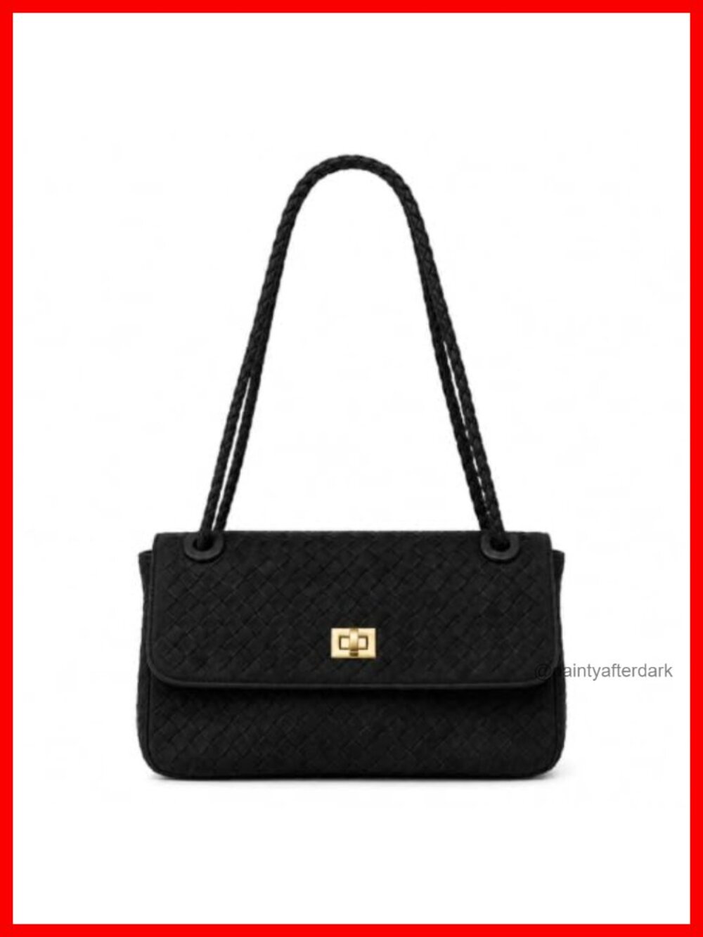 Woven Faux Suede Shoulder Bag Large Capacity Hobo Satchel Crossbody